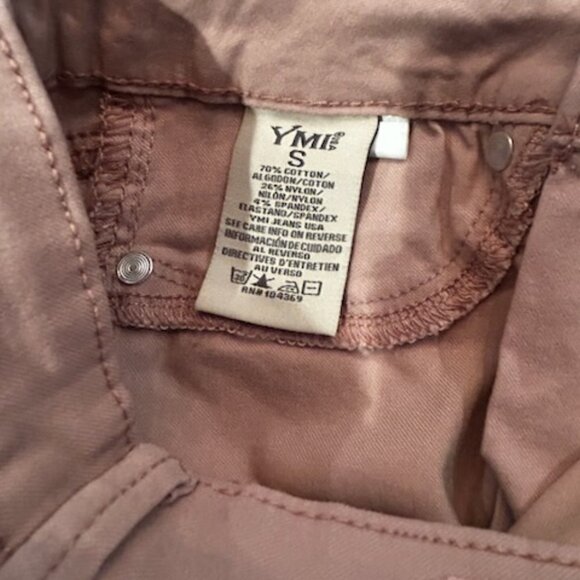 NWOT YMI Women’s Pink Blush Skinny High Rise Stretch Pants Jeans - Picture 8 of 11